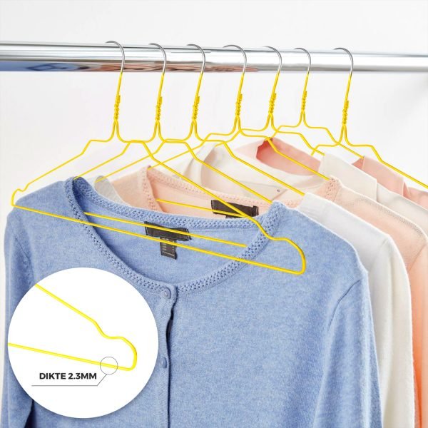 Geel kledinghanger